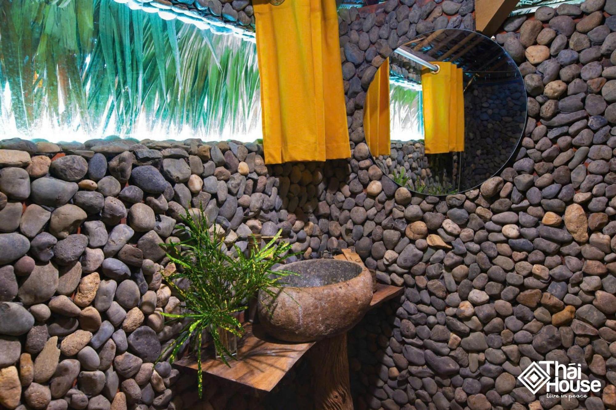 Thai House Pu Luong - Century Old Stilt House With Terrace Views Huong Ba Thuoc 외부 사진