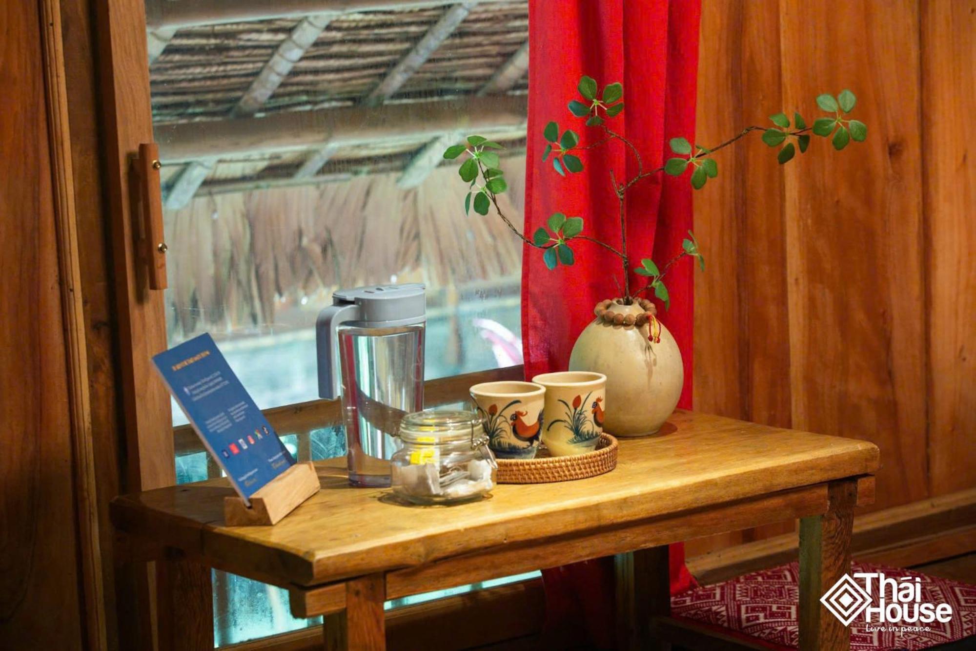 Thai House Pu Luong - Century Old Stilt House With Terrace Views Huong Ba Thuoc 외부 사진